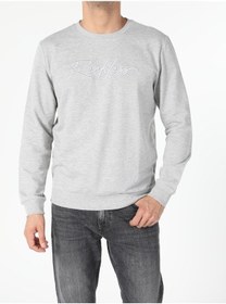 Resim Colin's Regular Fit Gri Melanj Erkek Sweatshirt CL1055791_Q1.V2_MGA 