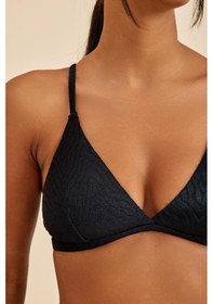 Resim Amarelle Bali Siyah Dolgusuz Üçgen Bikini Takım Siyah 