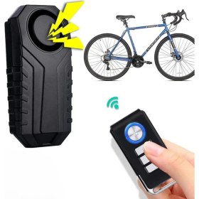 Resim Multizone Motosiklet Bisiklet Alarmı Kablosuz Uzaktan Kumandalı Su Geçirmez Titreşim Sensörlü 