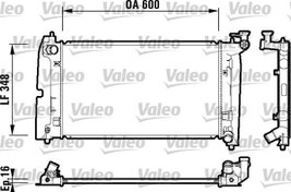 Resim RADYATÖR COROLLA 1.4-1.6 VVTİ AC KLİMASIZ MEK 600x348x16 