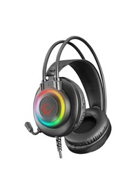 Resim Rampage RM-K27 X-Jammer 3.5 MM 7 Renk Ledli Kablolu Kulak Üstü Oyuncu Kulaklığı 