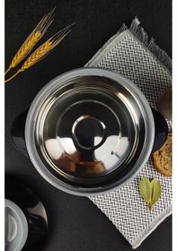 Resim Digithome Ckr3149 Paslanmaz Çelik Hazneli Yemek Termosu 1000 ML Siyah 