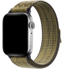Resim Apple Watch Uyumlu Spor Loop Kordon Brass - 42 - 44 - 45 - 46 - 49mm M/L 