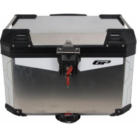 Resim GP Kompozit Universal 57 lt Alüminyum Motosiklet Çantası Gri 