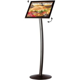Resim ÖzgürceSeç Curved Dekoratif Menu ve Yönlendirme Bilgi Panosu 