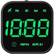 Resim Honmex Araç Gps Yükseklik Görüntüleyici - Hız/işaret/saat Gösterimi, Hız Aşımı Ve Yorgun Sürücü Uyarısı Yeşil Işık 