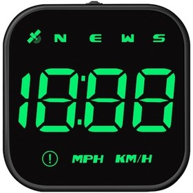 Resim Honmex Araç Gps Yükseklik Görüntüleyici - Hız/işaret/saat Gösterimi, Hız Aşımı Ve Yorgun Sürücü Uyarısı Yeşil Işık 