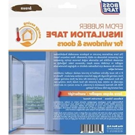 Resim Esranın Dünyası 5mm x 15MM Kauçuk Pencere ve Kapı Izolasyon Bandı - Kahverengi 
