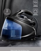 Resim HOMEND Steamwork Buhar Kazanlı Ütü Siyah Mavi 2400 W 