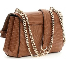 Resim Guess Melinda Mini Dönüştürülebilir Çapraz Askılı Kapaklı Kadın Kahverengi Omuz Çantası Hwkl9933780- Kahverengi 