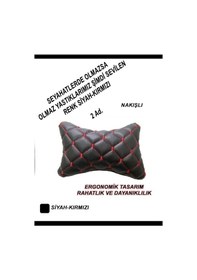 Resim Opel Vectra Oto Koltuk Boyun Yastığı Kırmızıı356 Çok Renkli 