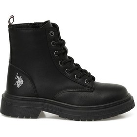 Resim U.S. Polo Assn. TRENA JR 5PR Siyah Kız Çocuk Biker Bot 