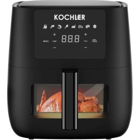 Resim Kochler 6 Litre Yağsız Airfryer Dijital Dokunmatik Ekran Fritöz Tek Hazne Isı Ayarı 