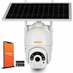 Resim AV-S410 4G Sim Kartlı Güneş Enerjili (Solar) Dış Ortam 360 Derece Hareketli Akıllı Kamera 