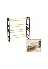 Resim 4 Katlı Ahşap Ayakkabılık 1 Adet Çok Renkli 