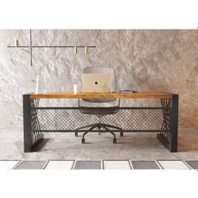 Resim Ntconcept Alfa Masif Ağaç Ofis Masası 