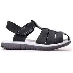 Resim Kiko Kids Şb 22479-287 Orto Pedik Erkek Çocuk Sandalet Terlik Ant Antrasit 