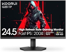 Resim Koorui 24.5" 25E3A 170Hz 1ms Va Fhd (Hdmı, Displayport) Gaming Monitör 