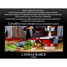 Resim Tre Spade F10000 Manuel Kollu Salça Makinesi Çelik 