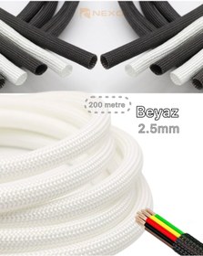 Resim Nexo Htg Camelyaf Makaron Beyaz 2.50mm 200mt 800v/450°c 