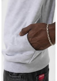 Resim Michael Myers Butcher Shop Grimelanj Erkek Kapşonlu 3ip Sweatshirt Gri 