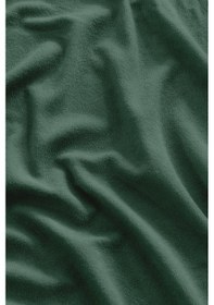 Resim 2'li Havlu Dokulu Yastık Kılıfı Seti 50 X 70 Fermuarlı Yumuşak Terry Kumaş Orman Yeşili 