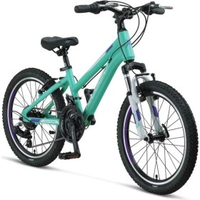 Resim Mosso Wıldfıre L-20-V Kız Çocuk Bisikleti 280H 20 Jant 18 Vites Emerald Mor 