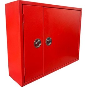 Resim Yangın Dolabı 20 Mt 1 Yarı Sert Kauçuk Hortumlu 