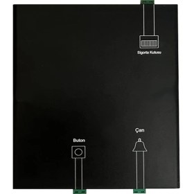 Resim F5 Smart Fabrika Mola Zil Saati Seti Tek Çanlı Set 