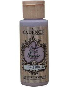 Resim Cadence Style Matt Fabric Kumaş Boyası F-613 Mor Lila 
