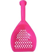 Resim Jumbo Kedi Kumu Küreği 04804 30 Cm Güçlendirilmiş Sert Plastik Elek 6 Renk 