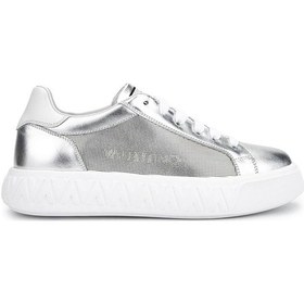 Resim Mario Valentino Kadın Hakiki Deri Metalik Sneakers & Spor Ayakkabı 1040 91v1311 Bn Ayk Y25 Sılver/whıte Gümüş 
