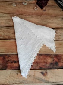 Resim Mufincollection Nakışlı Muslin Kumaş Çocuk Bandana | 60x30 cm | Yumuşak ve Nefes Alabilen 