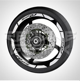 Resim YAMAHA R25 REFLEKTİF JANT ŞERİDİ GÜMÜŞ BEYAZ 
