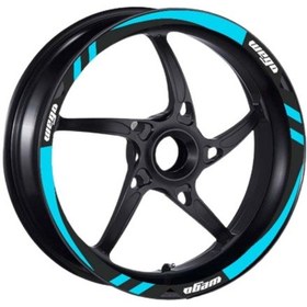 Resim Tvs Wego 110 2012-22 Uyumlu Mavi Jant Şeridi 