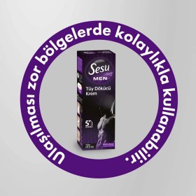Resim Sesu Tüy Dökücü Krem For Men 100 ml Tüm Ciltler İçin Kötü Koku Önleyici Özellik 