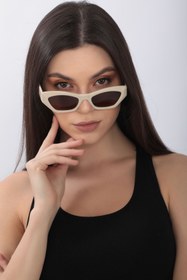 Resim STAOOM Bej Unisex Güneş Gözlüğü 