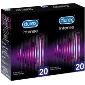Resim Durex Intense 40'lı Uyarıcı Jelli ve Tırtıklı Prezervatif 