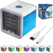 Resim Arctic Air Home Arctic Taşınabilir Hava Soğutucu USB Mini Klima Fan 3 Kademeli Hava Temizleyici Mavi 