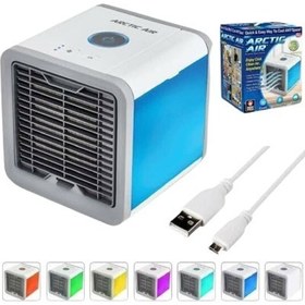 Resim Arctic Air Home Arctic Taşınabilir Hava Soğutucu USB Mini Klima Fan 3 Kademeli Hava Temizleyici Mavi 