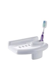 Resim Bucuks Banyo Diş Macunu Diş Fırçası Tutacağı Bardağı Fırçalık Stand Renkli 