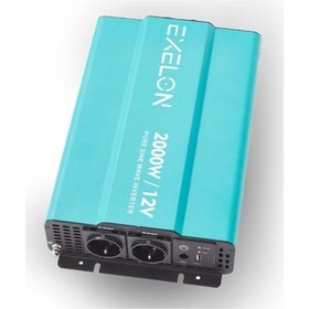 Resim Exelon Modifiye Sinüs 2000w 12v İnverter 