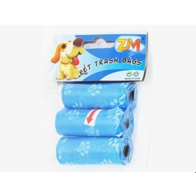 Resim Evcil Hayvan Köpek Dışkı Toplama Poşeti 3 Paket 