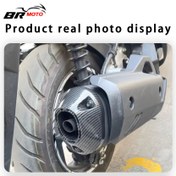 Resim For Honda PCX160 2021-2022 için Özel Uygun Egzoz Borusu Kuyruk Koruyucu - Dayanıklı Plastik Kapak, Yükseltilmiş Tasarım, OEM Estetiği için Mükemmel Uygunluk, Off-Road Motosiklet Yükseltmesi, Off-Road Motosiklet Parçaları | Şık Kuyruk Borusu Kapak | Dayanıklı Egzoz Garanti 