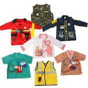 Resim Cadılar Bayramı Kostümü Çocuk Rol Yapma İtfaiyeci Kostümü Oyun Evi Festivali Performans Giyim Tek Parça Yaşam 