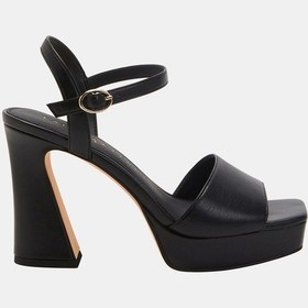 Resim Katy Perry The Square Open Kadın Siyah Topuklu Sandalet Siyah 