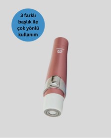 Resim shopwave 3 Başlıklı Kadın Yüz ve Vücut Tüy Temizleme Makinesi 