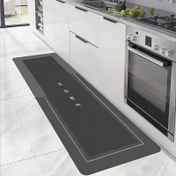Resim 1pc Premium Diatom Kil Mutfak Zemin Paspası, Süper Emici Zemin Paspası, Anti Kayma Alt Taban, Hızlı Kuruyan Banyo Oturma Odası Büyük Halı, Emici Banyo Paspası, Çamaşır Zemin Paspası, Giriş Kapısı Paspası, Yıkabilir Ev Koşu Halısı 