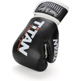 Resim Titan Sport Siyah Boks Eldiveni 12 Oz Siyah 