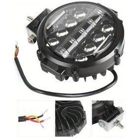 Resim Tongdashop Çok Fonksiyonlu Alüminyum Alaşımlı Yuvarlak Led Çalışma Lambası 150w 2li Paket 